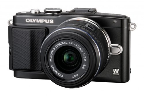 OLYMPUS ミラーレス一眼 PEN mini E-PM2 ボディ ブラック E-PM2 BODY BLK【中古品】