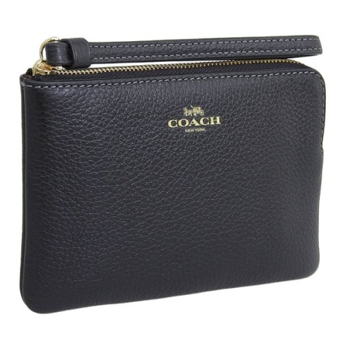 COACH コーチ CORNER ZIP WRISTLET コーナージップ リストレット ポーチ 小物入れ レザー