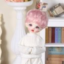 BJD 1/3 1/4  1/6人形 ドール用ウィッグ カツラ 耐熱 ハンドメイドzxww-309