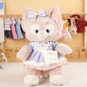 ステラルーの服 リーナベル コスチューム 着せ替え服 ブルー 田舎風のプリンセスドレス ワンピース Sサイズ50cm 共通コスチューム ぬいぐるみ服 Stella バッグ