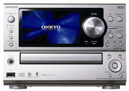 ONKYO CD/HDDチューナーアンプ シルバー BR-NX10(S)【中古品】