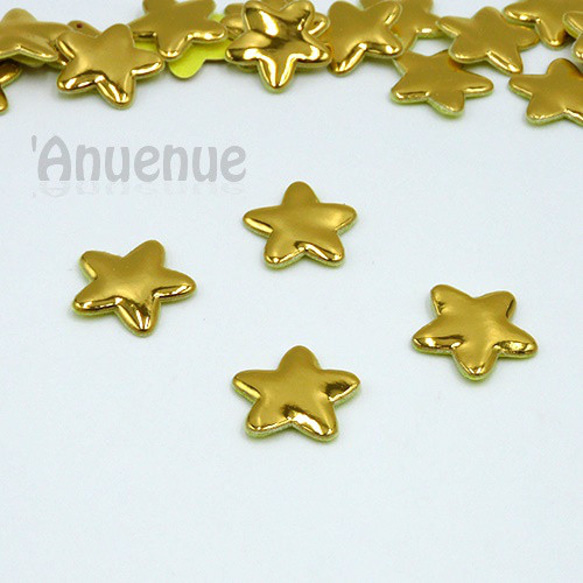 クッションパーツ （Mirror star / Gold ）20mm 10個セット