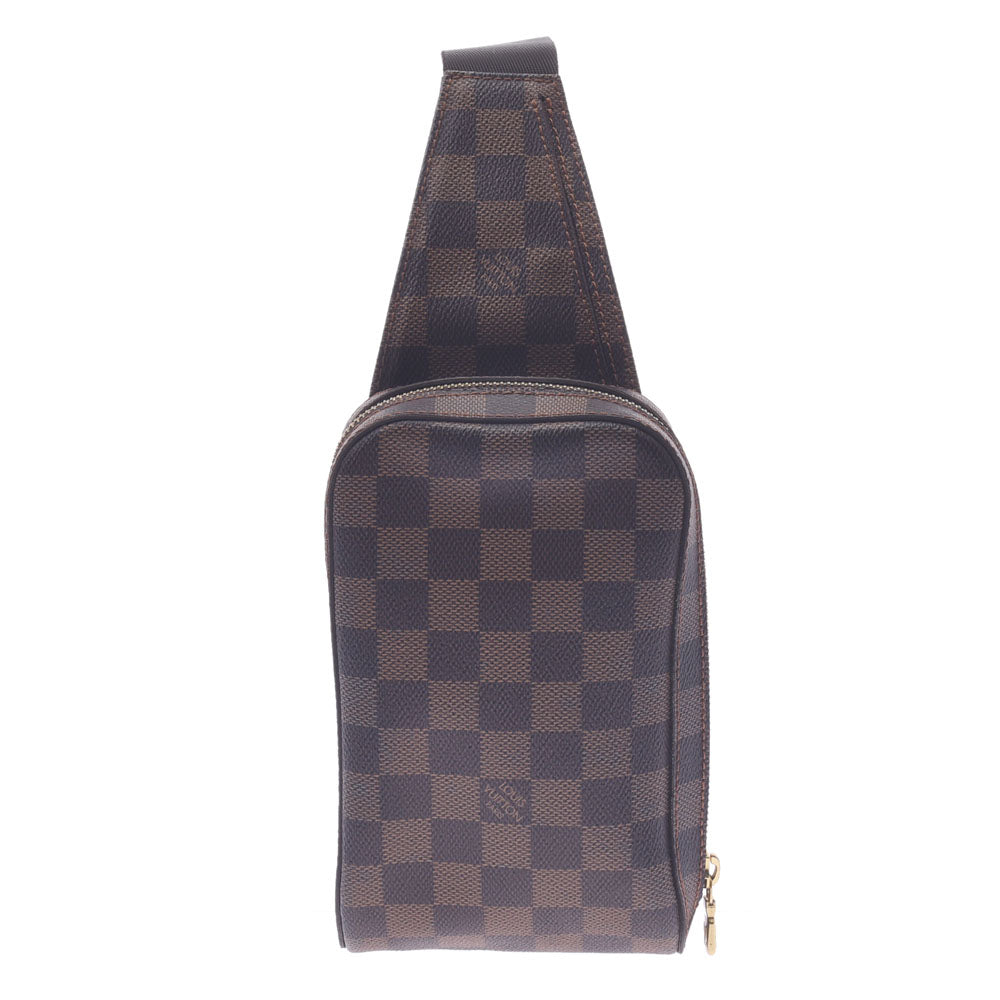 LOUIS VUITTON ルイヴィトン ダミエ ジェロニモス ボディバッグ ブラウン N51994 ユニセックス ダミエキャンバス ショルダーバッグ ABランク 中古 