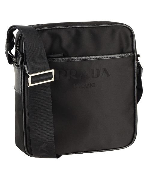 PRADA プラダ TESSUTO+SAFFIANO ショルダーバッグ