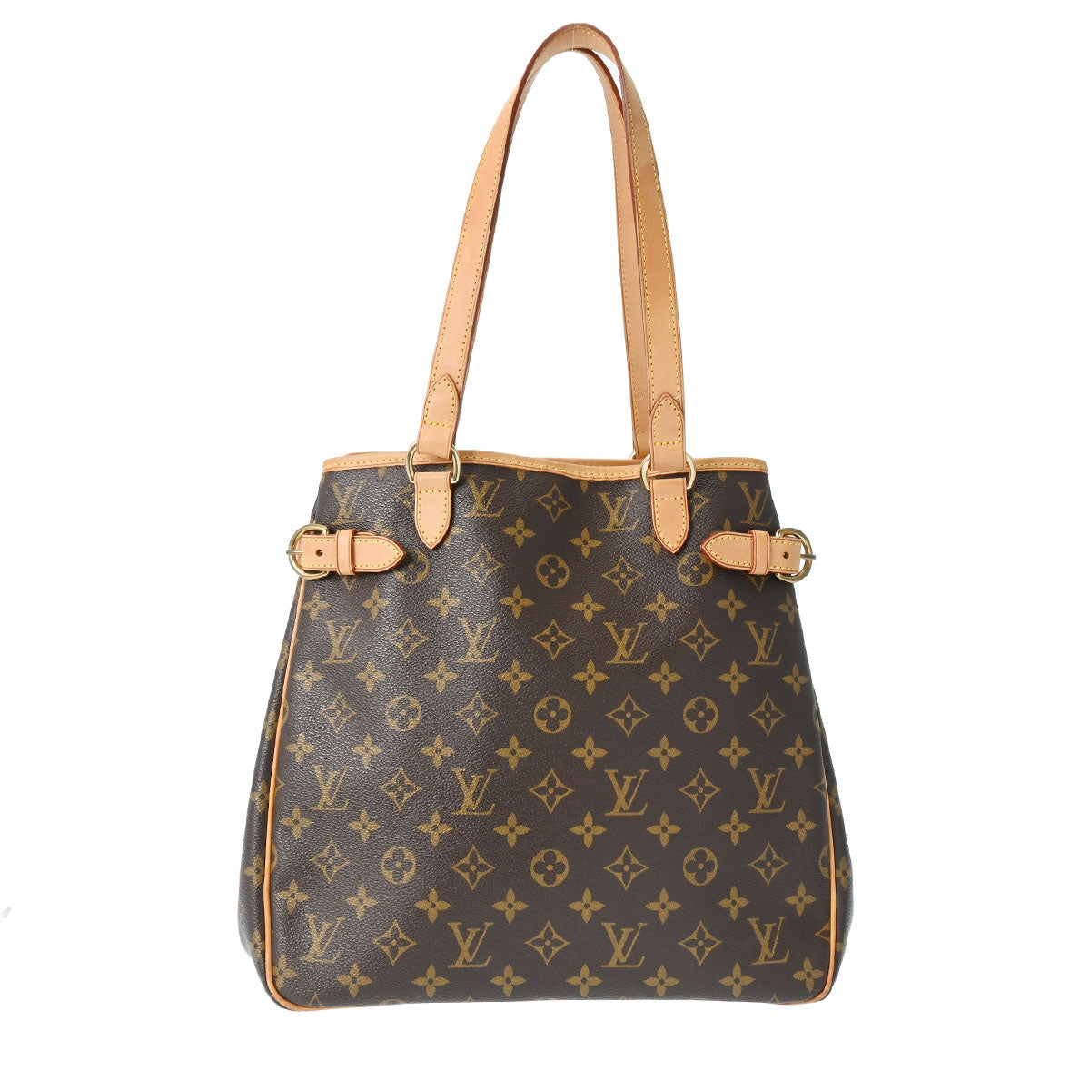 LOUIS VUITTON ルイヴィトン モノグラム バティニョール ヴェルティカル ブラウン M51153 レディース モノグラムキャンバス トートバッグ Bランク 中古 