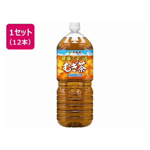 伊藤園 健康ミネラルむぎ茶 2L 12本 1セット(12本) F840242