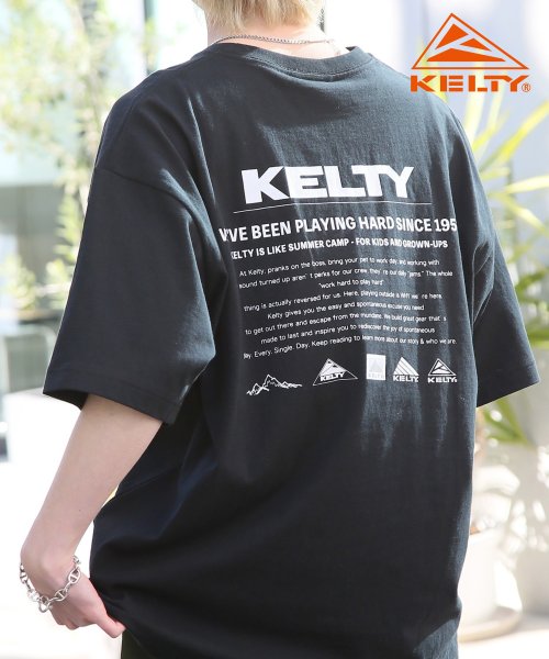 別注【KELTY】 Back Print vintage archive LOGO crewneck Tee ヴィンテージ ロゴ Tシャツ バックプリント