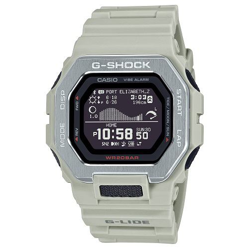 カシオ GBX-100-8JF G-SHOCK G-LIDE 20気圧防水 モバイルリンク機能 LEDバックライト