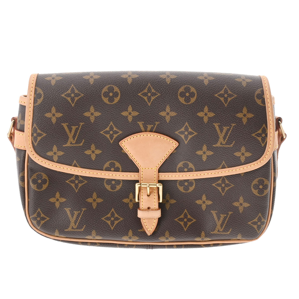 LOUIS VUITTON ルイヴィトン モノグラム ソローニュ ブラウン M42250 レディース モノグラムキャンバス ショルダーバッグ ABランク 中古 