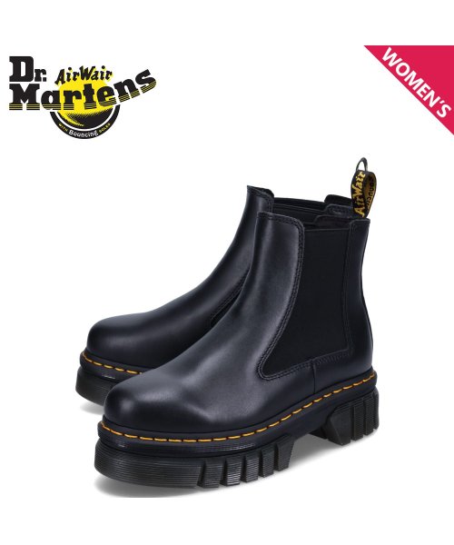 ドクターマーチン Dr.Martens チェルシー ブーツ サイドゴア レディース 厚底 AUDRICK ブラック 黒 27148001