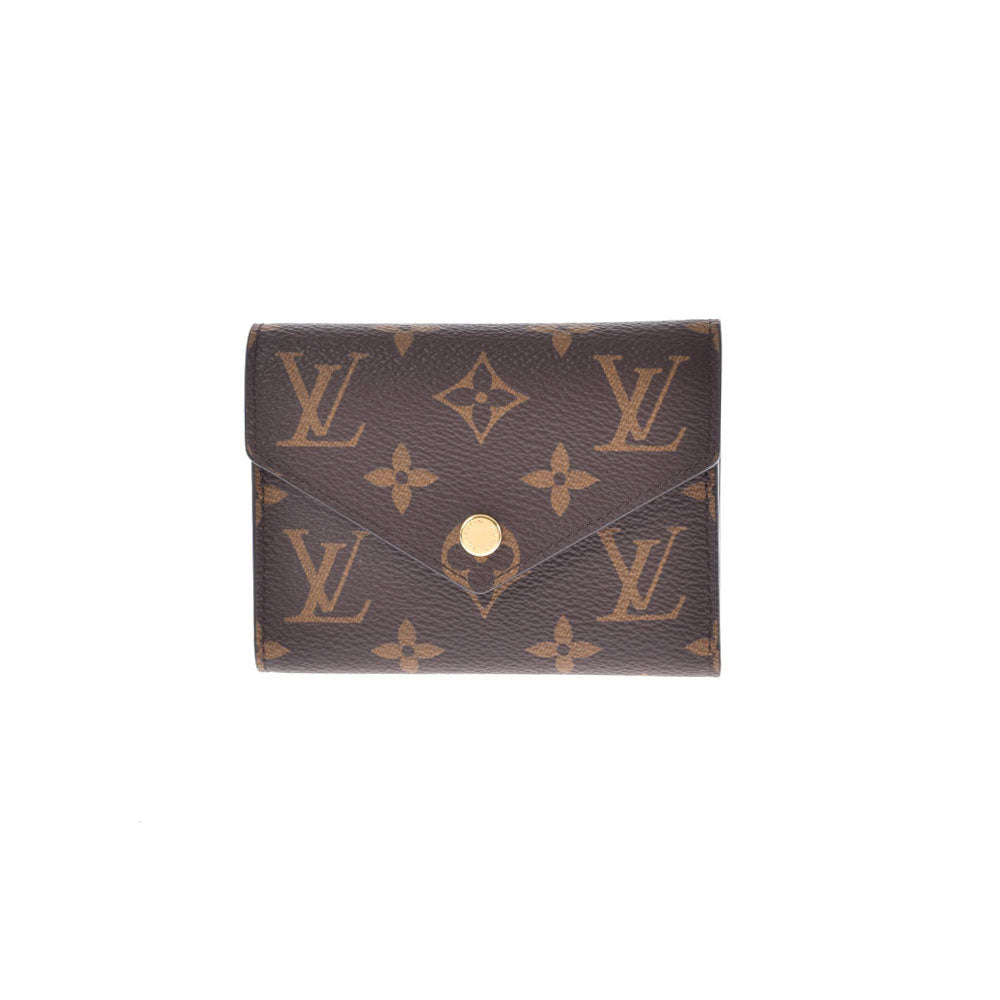 LOUIS VUITTON ルイヴィトン モノグラム ポルトフォイユ ヴィクトリーヌ ブラウン M62472 ユニセックス モノグラムキャンバス 三つ折り財布 未使用 