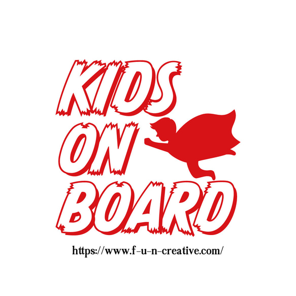 全10色 ステッカー ヒーロー KIDS ON BOARD