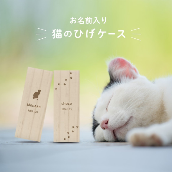 【 メール便 送料無料 】 猫のひげケース シルエット ヒゲ 髭 ネコ ねこ メモリアル 松 保管 お守り 猫のひげ入れ