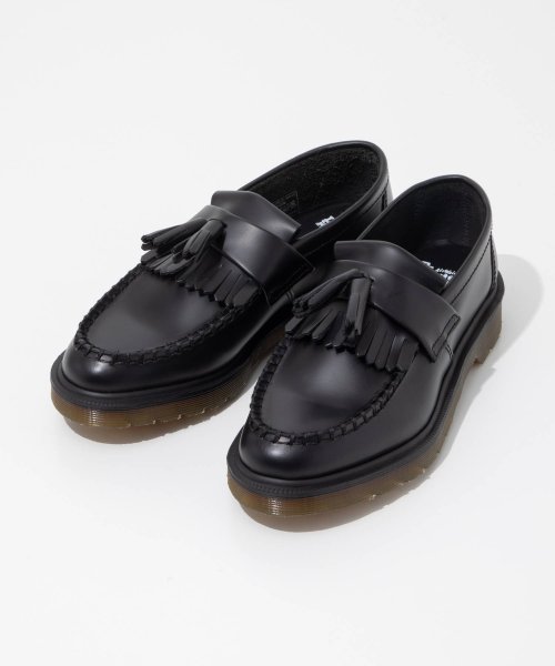 ドクターマーチン Dr.Martens 14573001 ローファー Adrian Black Polished Smooth レディース シューズ タッセルロ