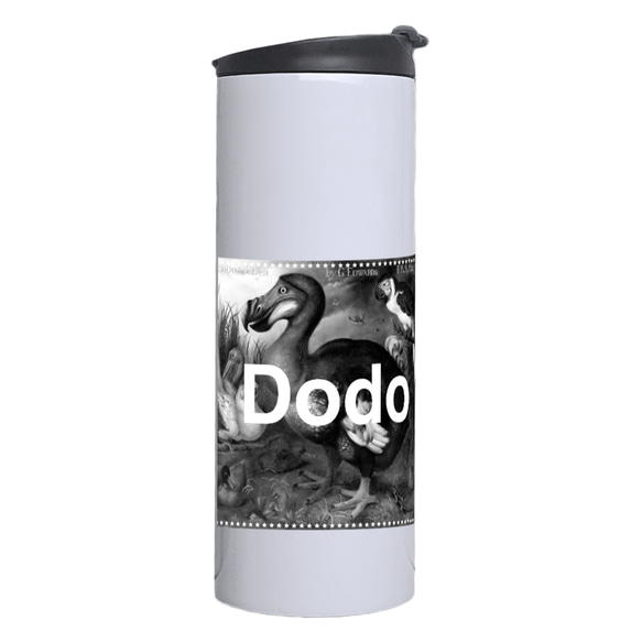 [Dodo] Dodoフタ付サーモストレートタンブラー(450ml）☆お名前も一緒にプリントできます☆