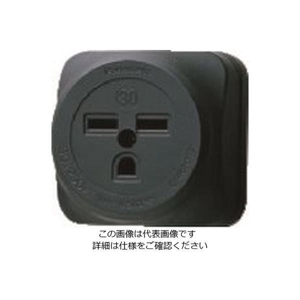 パナソニック Panasonic 接地2P30A露出コンセント WK3630 1セット(5個) 157-8424（直送品）