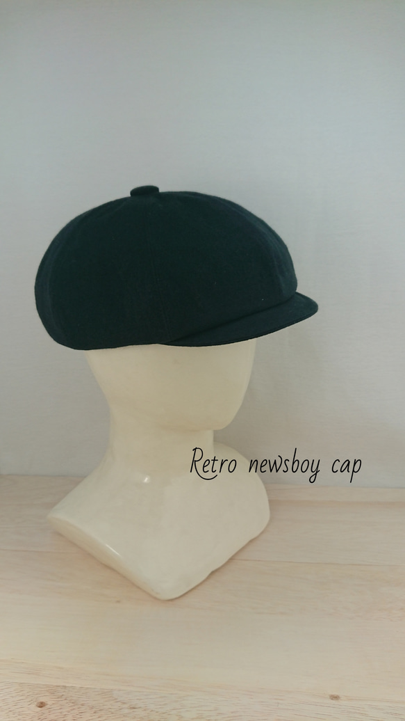 19colors Retro newsboy cap