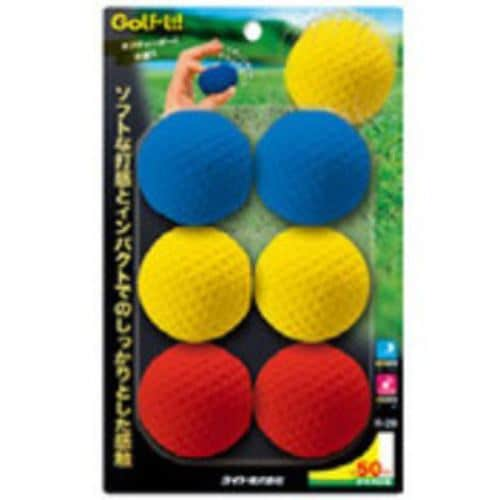 ライト セフティーボール(6個入) Golf it！ R-29