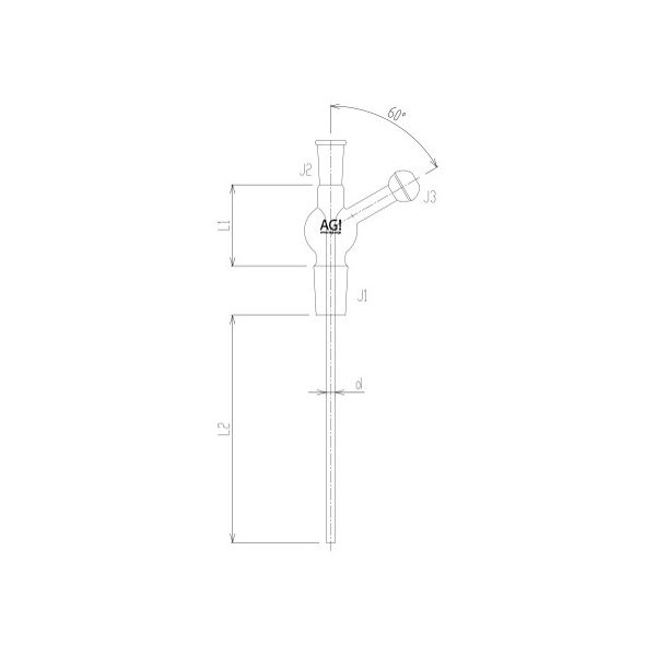 旭製作所 導入管 2544-5L3LE-170 1個 62-2095-13（直送品）