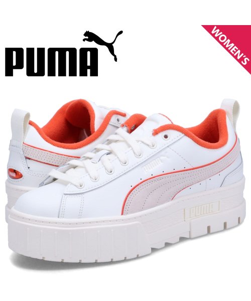 PUMA プーマ スニーカー メイズ フォワード ヒストリー レディース 厚底 MAYZE FORWARD HISTORY WNS オフ ホワイト 39362