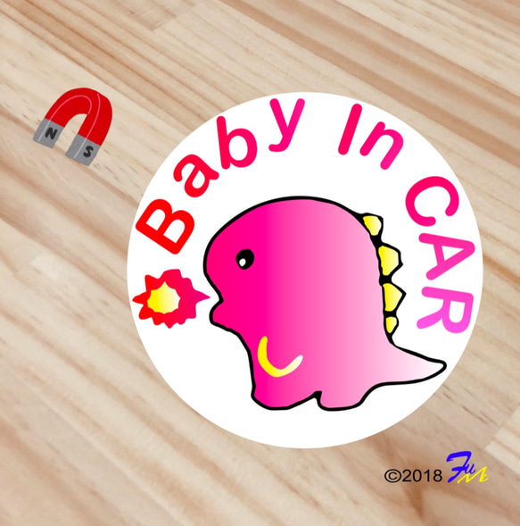 Baby In CAR22 マグネットタイプ