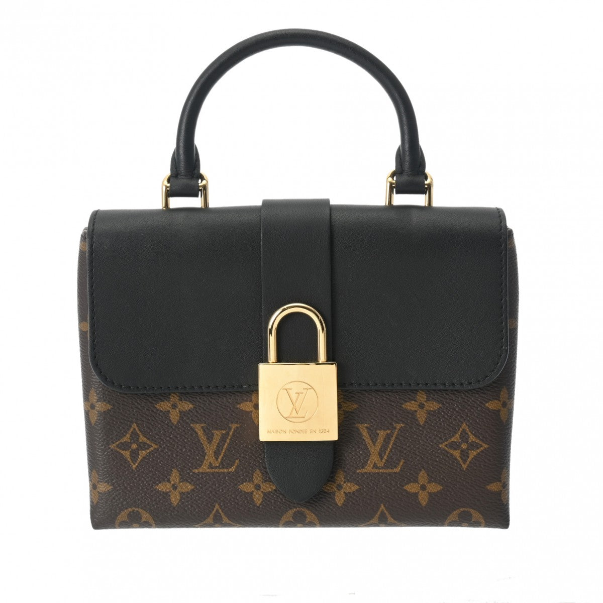 LOUIS VUITTON ルイヴィトン モノグラム ロッキー BB 2WAY ノワール Ｍ44141 レディース モノグラムキャンバス ハンドバッグ Aランク 中古 