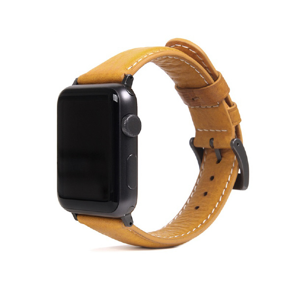 SLG Design Apple Watch 49/45/44/42mm用バンド  Italian Minerva Box Leather タン SD18388AW