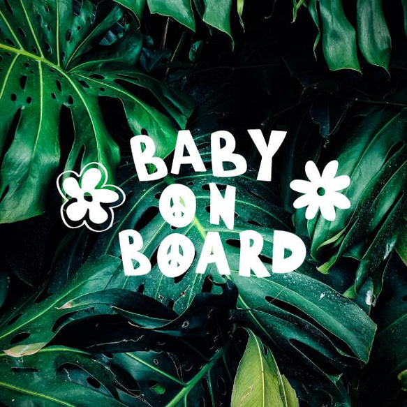 【BABY ON BOARD】カーステッカー