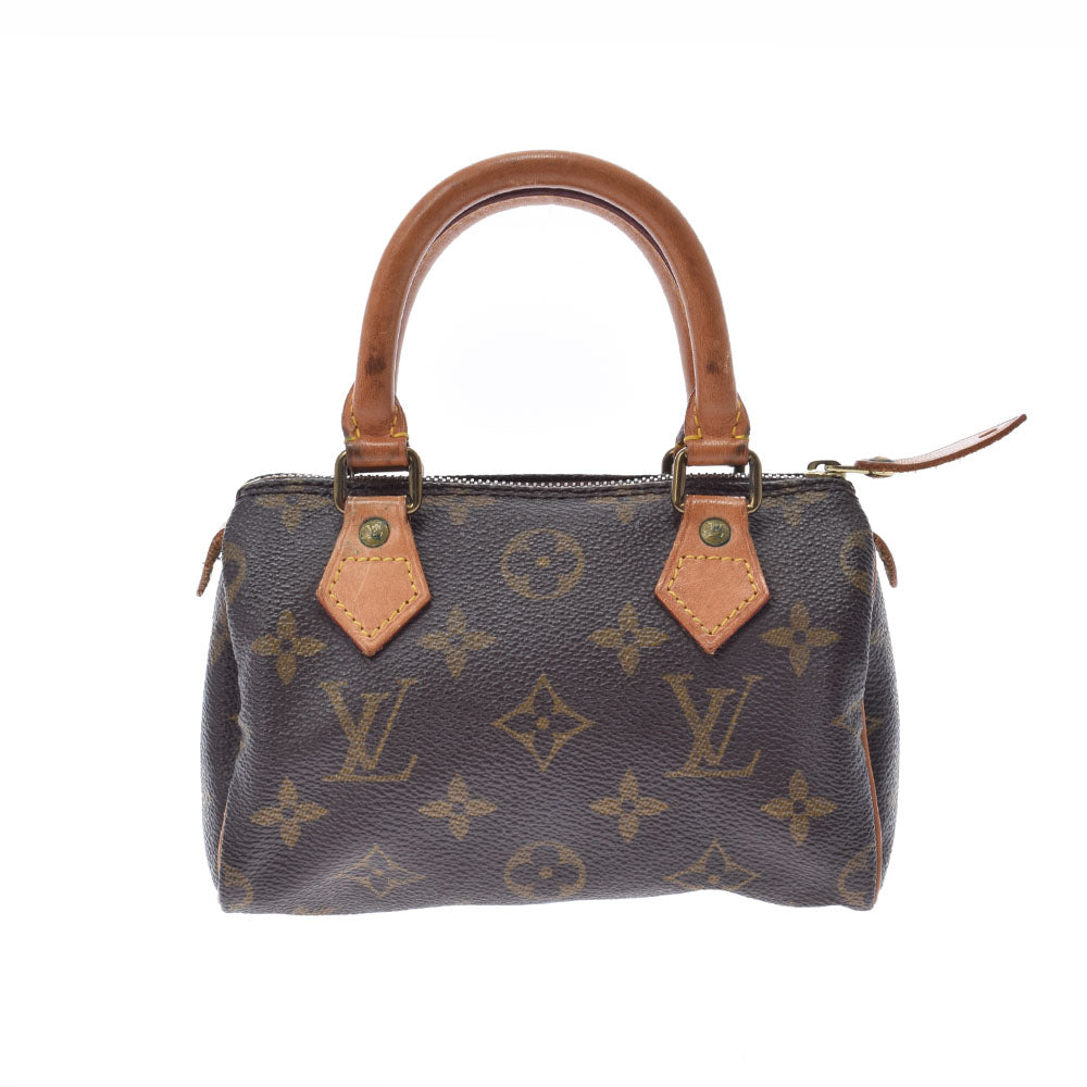 LOUIS VUITTON ルイヴィトン モノグラム ミニスピーディ ブラウン M41534 レディース モノグラムキャンバス ハンドバッグ Bランク 中古 