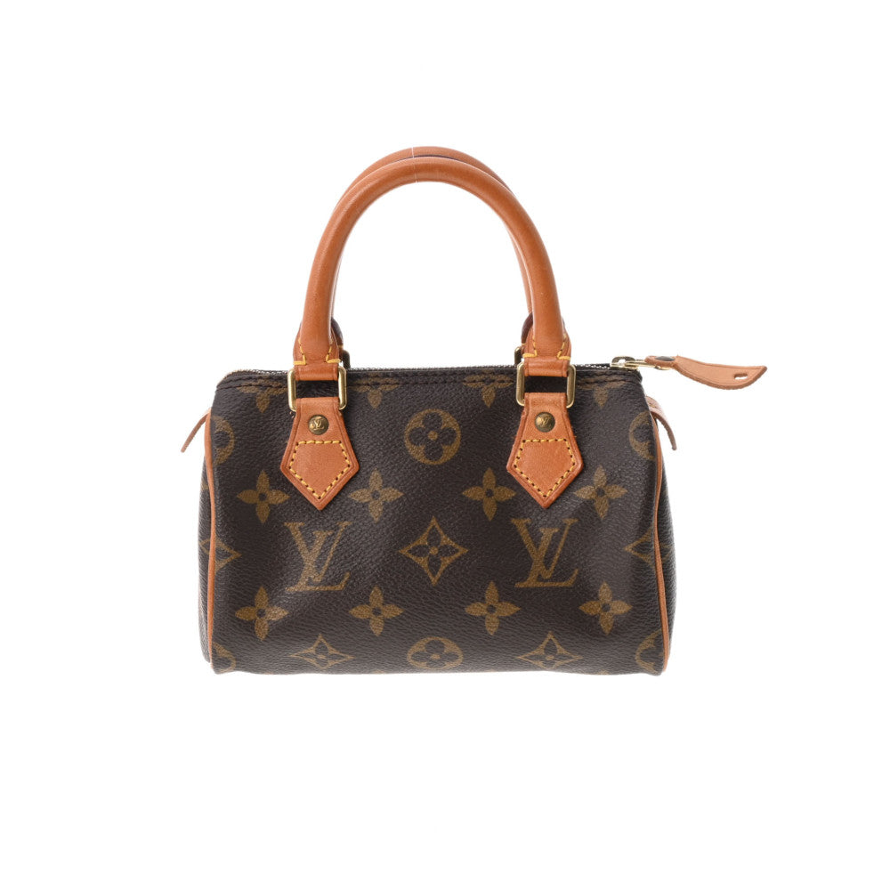 LOUIS VUITTON ルイヴィトン モノグラム ミニスピーディ ブラウン M41534 レディース モノグラムキャンバス ハンドバッグ Bランク 中古 