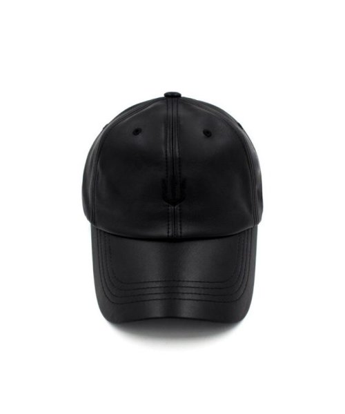 VERUTUM/ヴェルタム/Trident Cap Black Leather