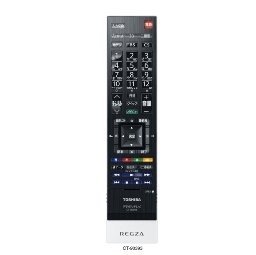 東芝（TOSHIBA)　液晶テレビ・純正リモコン　CT-90393 (テレビ適合機種：42ZP3 , 37ZP3 )【中古品】