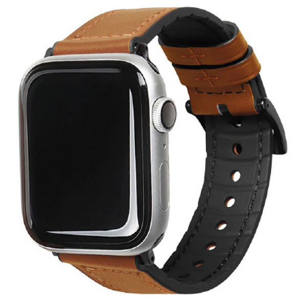 EGARDEN Apple Watch 41/40/38mm用バンド GENUINE LEATHER STRAP AIR ブラウン EGD20598AW