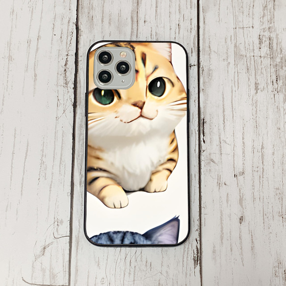 iphoneケース2-3-49 iphone 強化ガラス 猫・ねこ・ネコちゃん 箱20 かわいい アイフォン iface