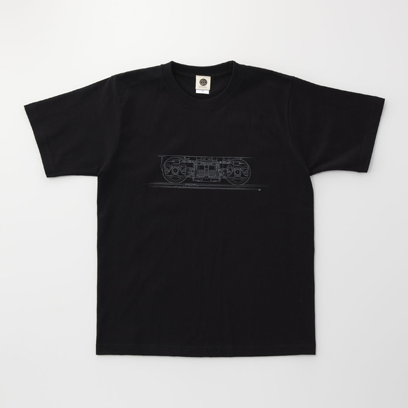 鉄道Tシャツ｜台車 （ Black × Dark Gray ） 鉄道グッズ ギフト プレゼント