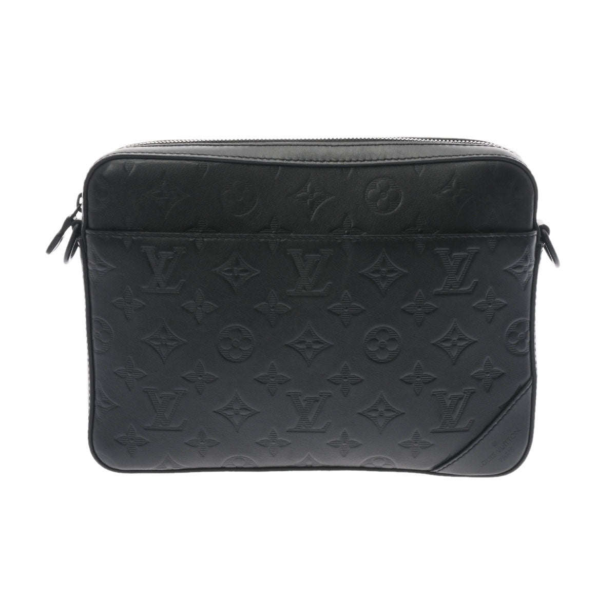 LOUIS VUITTON ルイヴィトン モノグラム シャドウ デュオメッセンジャー ノワール M69827 メンズ モノグラムシャドウ  ショルダーバッグ Aランク 中古 