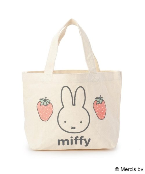 【数量限定】Dick Bruna miffy マチ付バッグ イチゴ