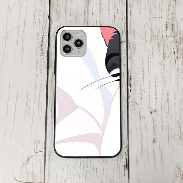 iphoneケース2-4-46 iphone 強化ガラス ねこ・猫・ネコ 箱1 かわいい アイフォン iface