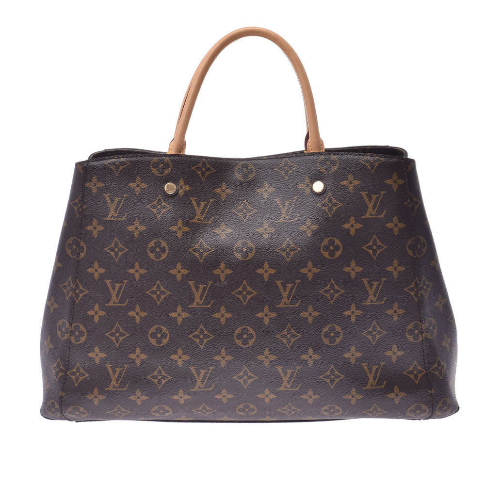 LOUIS VUITTON ルイヴィトンモンテーニュGM  モノグラム レディース モノグラムキャンバス 2WAYバッグ M41067  中古