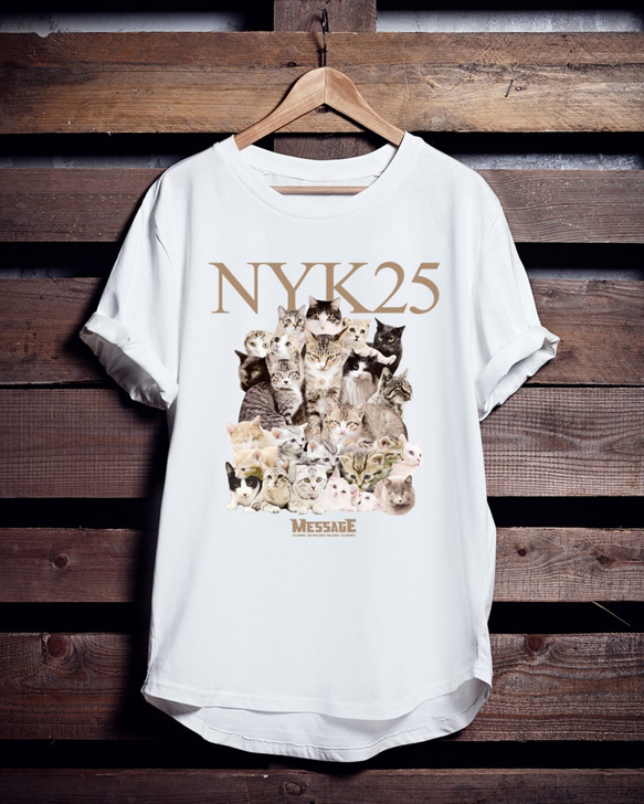 ねこTシャツ「NYK25」