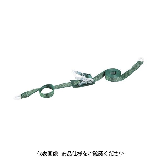 トラスコ中山 TRUSCO 強力型ベルト荷締機 SUS金具 38mm幅 600kg アイタイプ GX38S-600R 1台 352-4809（直送品）