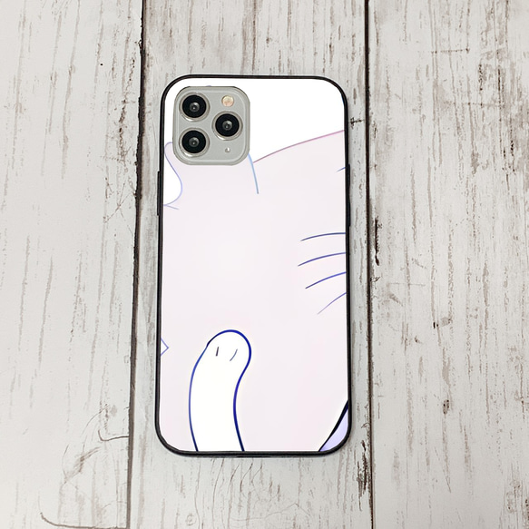 iphoneケース1-4-25 iphone 強化ガラス ねこ・猫・ネコ 箱1 かわいい アイフォン iface