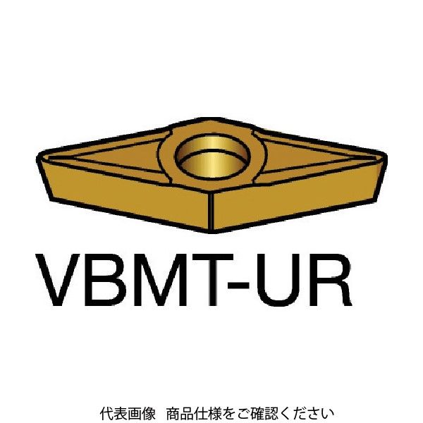 サンドビック コロターン107 旋削用ポジ・チップ VBMT 16 04 08-UR 235 610-7451（直送品）