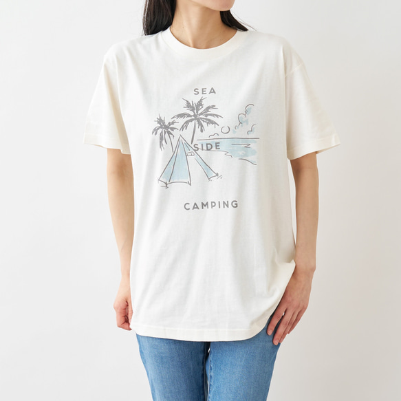 SEA SIDE CAMPING Tシャツ