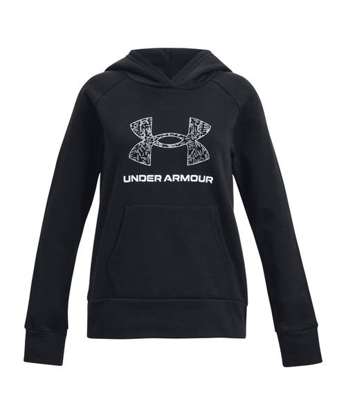 UA RIVAL FLEECE BIG LOGO PRINT FILL HOODIE