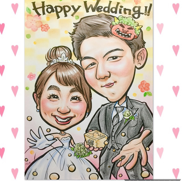 結婚式♡ウェルカムボード♡洋装*和装Ok♥︎