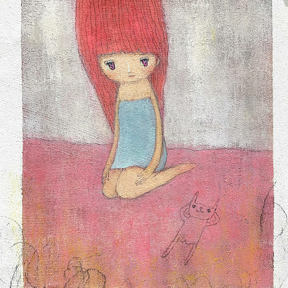 「 果報は寝て待て。」っていうじゃん 　　　　絵画