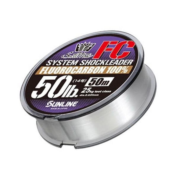 サンライン SM システムショックリーダーFC 50M 50LB FCE7152