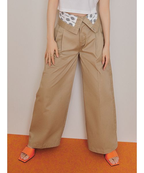 リリー ブラウン/【LILY BROWN Dickies(R)】874ハイウエストチノパンツ