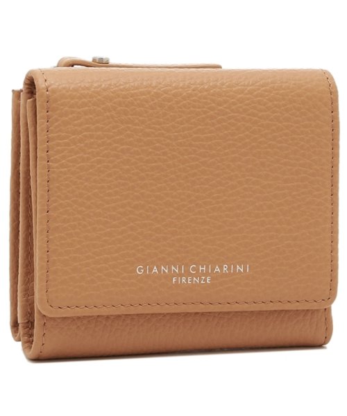 ジャンニキアリーニ 三つ折り財布 コンパクト財布 ベージュ レディース GIANNI CHIARINI PF5080 GRN NATURE